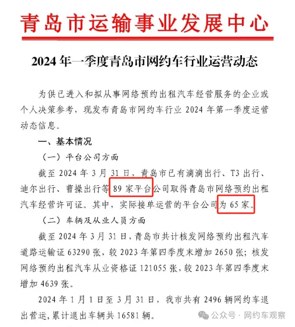平台离场、司机撤退,多地提醒:网约车赚不到钱了